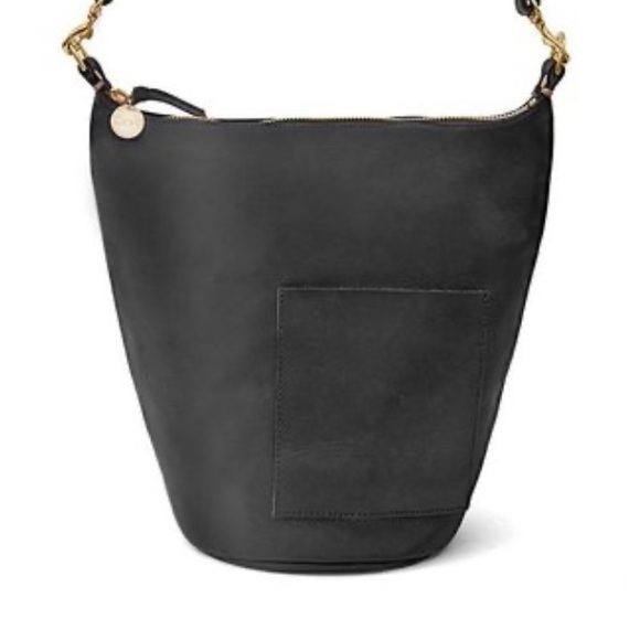 Clare V Petite Jeanne Black Leather Bag - Picture 7 of 7